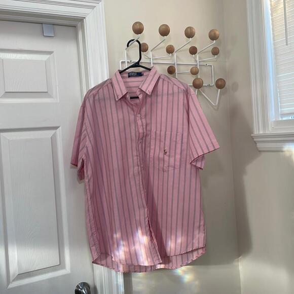 Ralph Lauren Other - Ralph Lauren - Vintage 90s Casual Button Down - Pink - Large